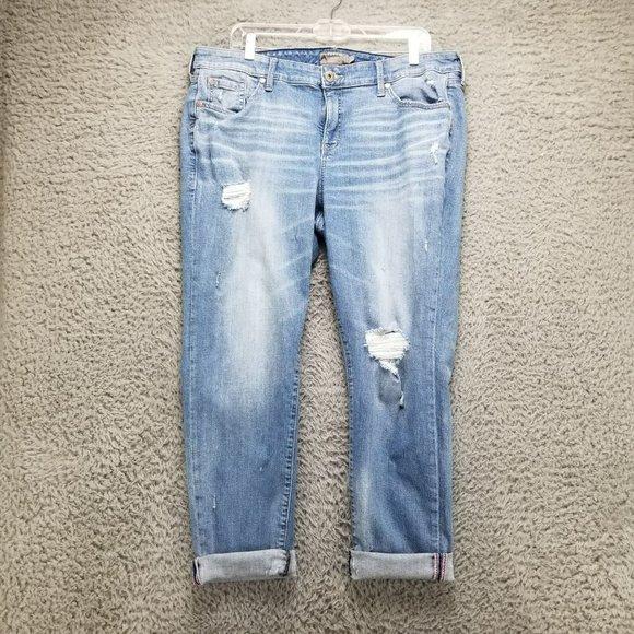 torrid Denim - Torrid 14 Women's Stretch Boyfriend Straight Jeans
